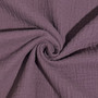 Double gauze: Harsokangas, murrettu tummanvioletti