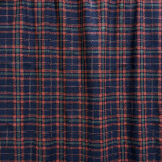 Flanelli: Ruudullinen, tummansininen - punainen - tummanvihreä