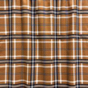 Flanelli: Ruudullinen, kameli - musta - valkoinen - sininen