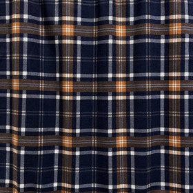 Flanelli: Ruudullinen, tummansininen - kameli - valkoinen 