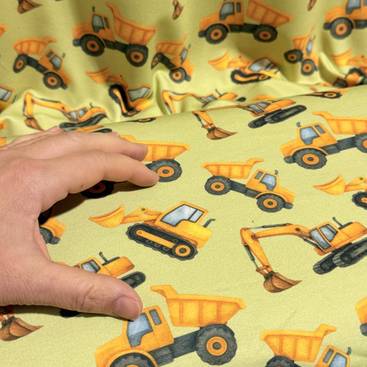 Digitrikoo: Työkoneet, vaaleanvihreä - oranssi