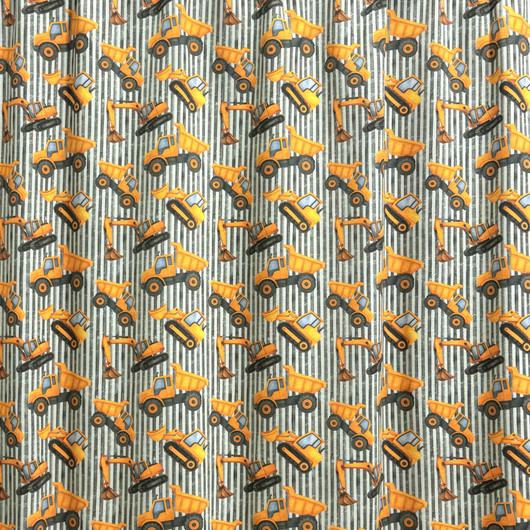 Digitrikoo: Työkoneet ja raidat, oranssi - harmaa - valkoinen