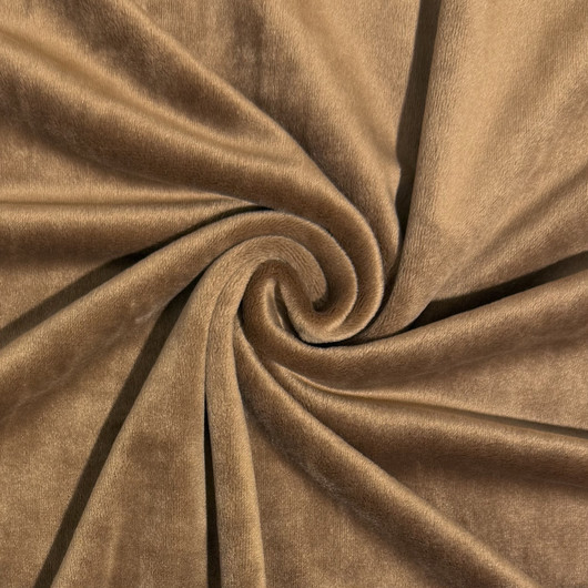 Joustovelour: Vaaleanruskea