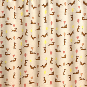 Digitrikoo: Mäyräkoirat ja ilmapallot, beige