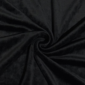 Joustovelour: Musta