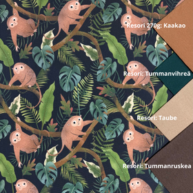 Verkkari: JUNGLE MONKEYS musta