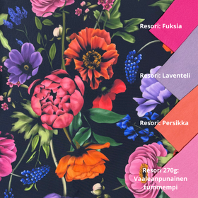 Mieli Design verkkari: MIDSUMMER MAGIC black