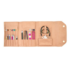 KnitPro: Puikkokotelo, 25 x 18 x 2cm, beige