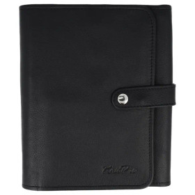 KnitPro: Nahkainen puikkokotelo, musta, 22,5 x 18,5 - 70 x 3cm