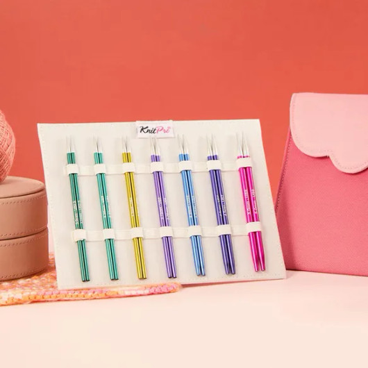 KnitPro: Zing Midi pyöröpuikkosetti 3,00-5,00mm 13cm
