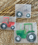 Kaverini silityskuva: Traktori beige, pieni 8cm ja iso 14,5cm
