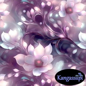 Uniikit: Kukkalumous, mauve - vanha roosa