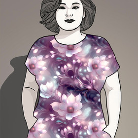 Uniikit: Kukkalumous, mauve - vanha roosa