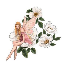 Ihka Clothing silityskuva: Keiju vaaleanpunainen