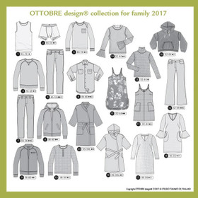 Ottobre design: Family, naiset 32-56 / miehet 46-56, 7/2017