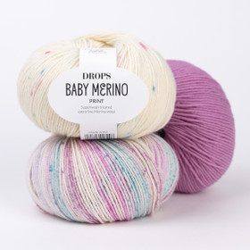 Garnstudio Drops: Baby Merino (kuviolliset)