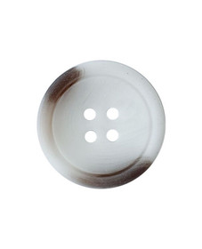 Prym: Marmorinappi reunuksella, 25mm, luonnonvalkoinen