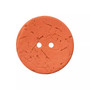 Prym: Kookosnappi matta, 23mm, poltettu oranssi