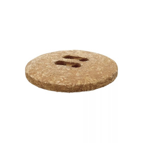 Prym: Kierrätysnappi puuvilla 15mm, tumma beige