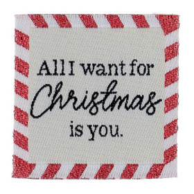 Bohin: Ompelumerkki 4kpl, All I want for Christmas is you