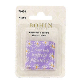 Bohin: Ompelumerkki 4kpl, I can by myself flowers