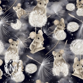 Mainelakeus: Luomupuuvillatrikoo Dandelion, navy