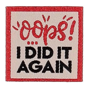 Bohin: Ompelumerkki 4kpl, Oops, Idid it again