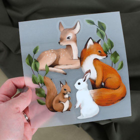 Ihka Clothing silityskuva: Metsäneläimet