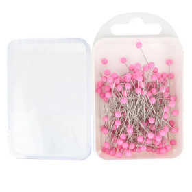 Bohin: Nuppineula 150kpl, 36 x 0,55mm, pinkki