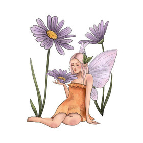 Ihka Clothing silityskuva: Keiju oranssi