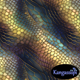 Uniikit: Lohikäärmeennahka, kelta-turkoosi