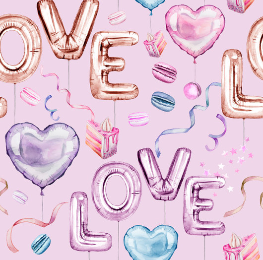 Hento Style: Puuvillatrikoo, Love, lila