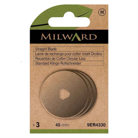 Milward: Vaihtoterä pyöröleikkurille 45mm / 3kpl
