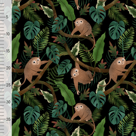 Verkkari: JUNGLE MONKEYS musta