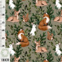Ihka Clothing: My Sweet Forest luomupuuvillatrikoo, olive
