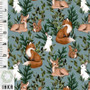 Ihka Clothing: My Sweet Forest luomupuuvillatrikoo, blue