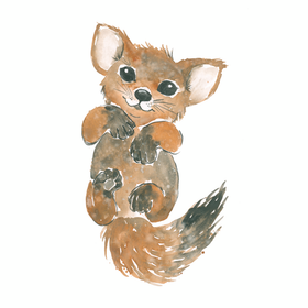 Kaverini silityskuva: Nassu, 8 x 14,5 cm 