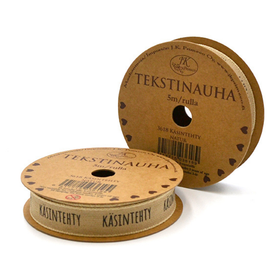 Kudottu puuvillanauha: 