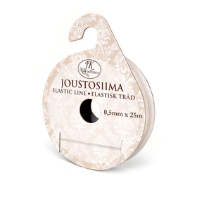 Joustosiima / joustava askartelusiima 0,5mm, 25m