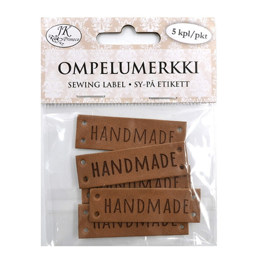 Ompelumerkki: Handmade suorakaide 5kpl