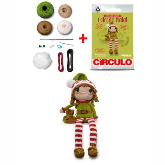 Circulo: Amigurumi-pakkaus, tonttutyttö