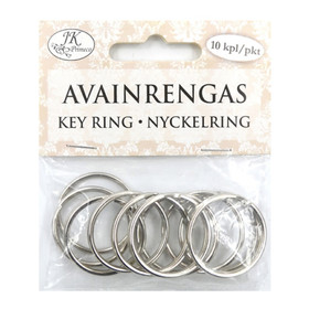 Avainrengas 25mm, 10kpl, hopea
