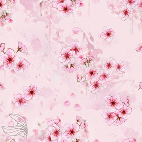 Merenneidon ompelimo: Sakura luomutrikoo, vaaleanpunainen