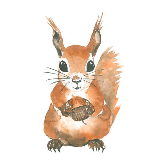 Kaverini silityskuva: Orava, 8,5cm