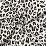 Kivipesty viskoosi-pellava: Leopard, vaalea beige - musta - ruskea