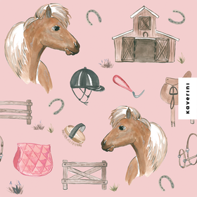 Kaverini: Ponitalli trikoo, roosa