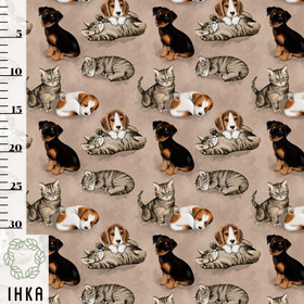 Ihka Clothing: Puppies joustocollege, latte