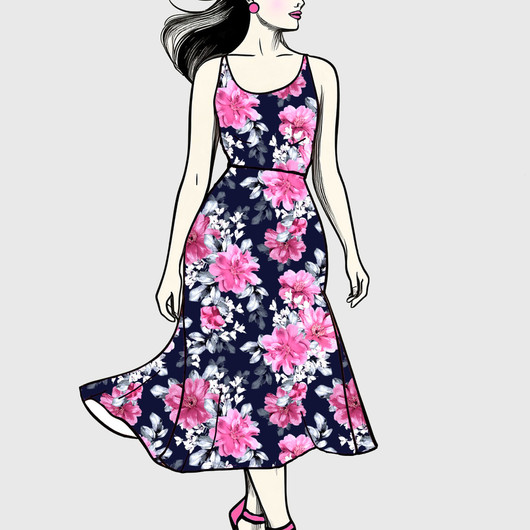 Uniikit: Serafiina trikoo, tummansininen