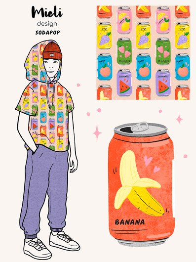 Mieli Design: SODAPOP, luomupuuvillatrikoo
