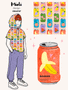 Mieli Design: SODAPOP, luomupuuvillatrikoo